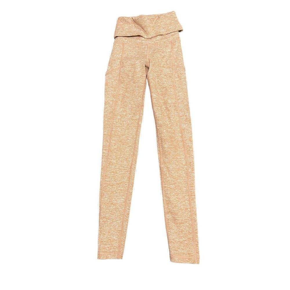 American Eagle Sandish brown offline foldover waist pocket leggings XXS